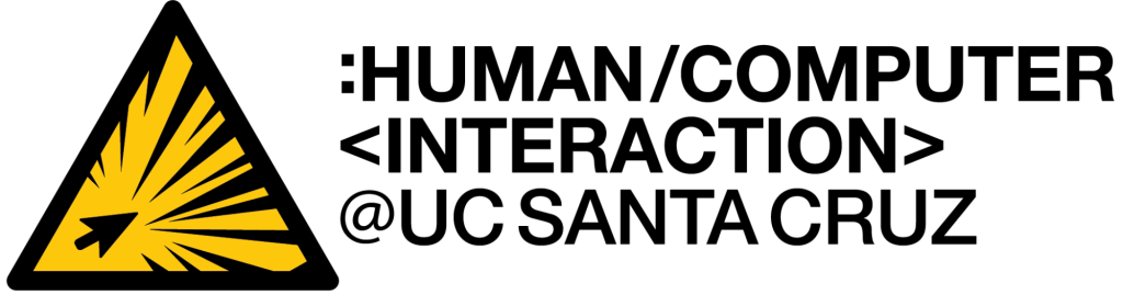 :HUMAN/COMPUTER
<INTERACTION>
@UC SANTA CRUZ Logo